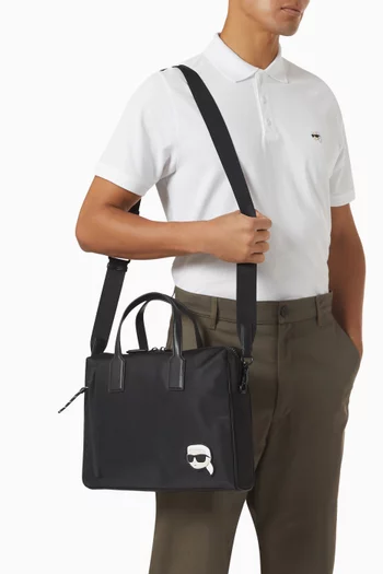 K/Ikonic 2.0 Patch Briefcase in Nylon