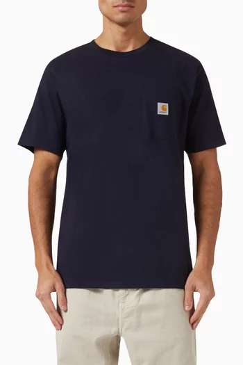 Logo Patch Pocket T-shirt in Cotton-jersey