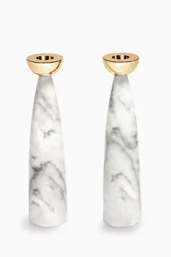 Coluna Candle Holders, Set of 2