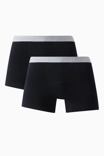 Essential Boxer Briefs in Cotton Jersey, Set of 2
