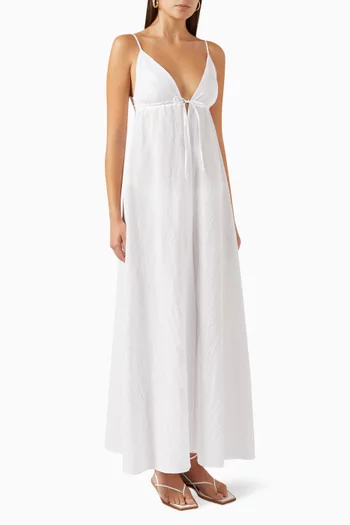 Triangle Cover-up Maxi Dress in Cotton