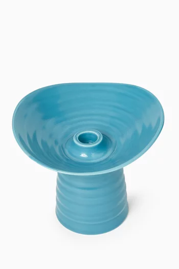 Cannes High-rise Candle Holder in Porcelain