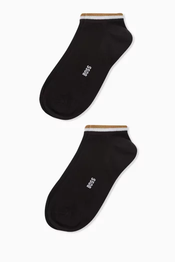 Uni Stripe Socks in Cotton-blend, Set of 2