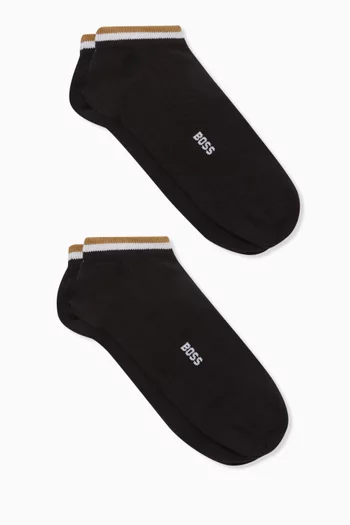 Uni Stripe Socks in Cotton-blend, Set of 2