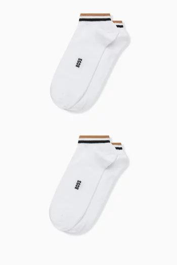 Uni Stripe Socks in Cotton-blend, Set of 2