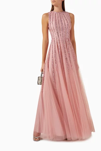 Sequin-embellished Gown