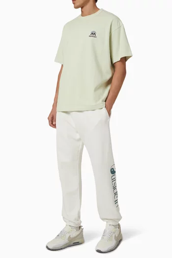 Outdoors Printed Sweatpants in Cotton-fleece