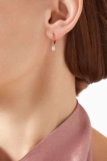 Mini Mystery Set Diamond Huggies in 14kt Gold