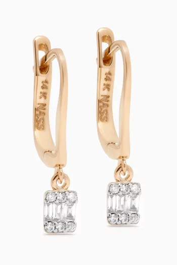 Mini Mystery Set Diamond Huggies in 14kt Gold
