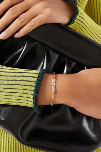 Amour Diamond Bracelet in 18kt Gold