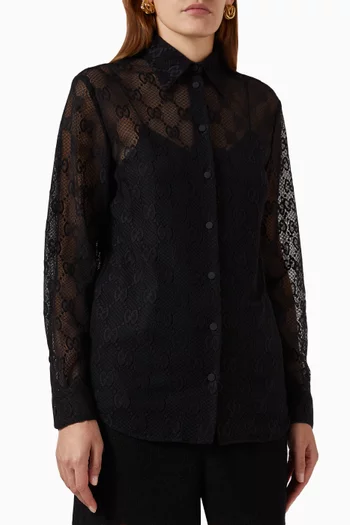GG Shirt in Lace