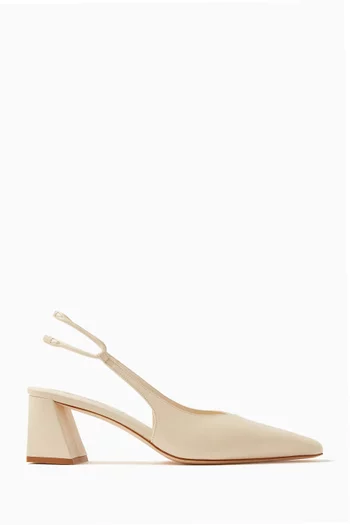 Polly 55 Slingback Pumps in Nappa