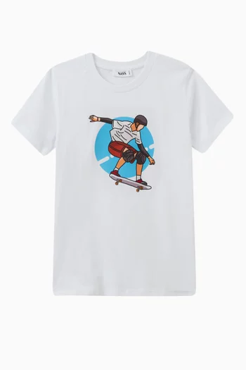 Graphic T-shirt in Cotton