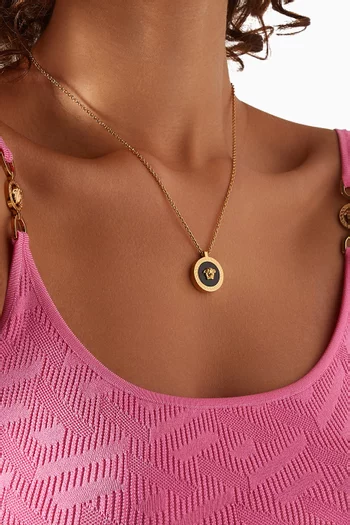 Medusa Necklace in Brass