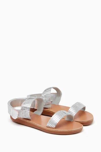Little Agatha Soft Sandals in Leather
