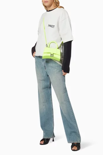 تي شيرت بقصة فضفاضة وشعار حملة انتخابية قطن