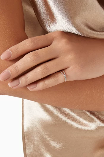 Coraline Diamond Ring in 14kt Rose Gold