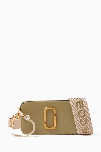 The Snapshot Crossbody Bag in Leather