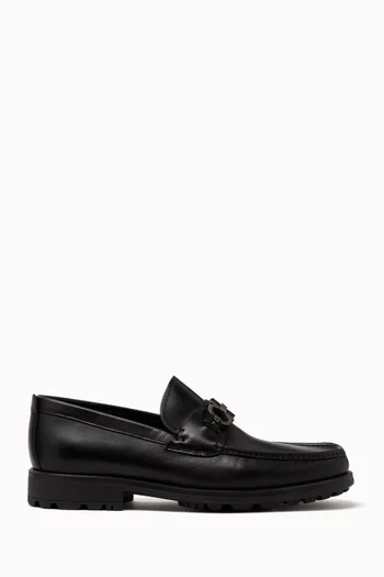 David Gancini Ornament Moccasins in Calf Leather