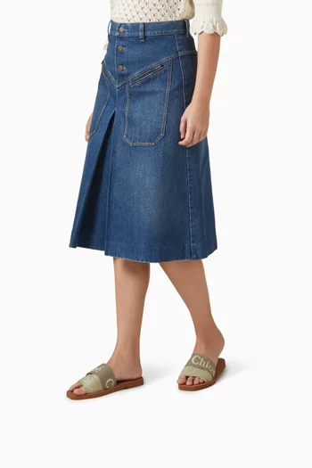 Woody Logo Slides in Linen