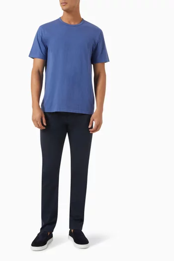 Garment Dyed T-shirt in Cotton Jersey