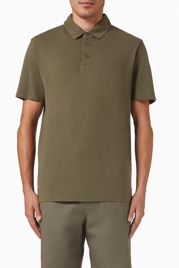 تي شيرت بولو قطن مصبوغ