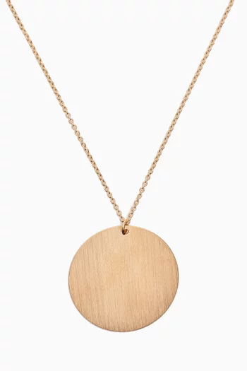 Galeria Disc Necklace in 18kt Gold
