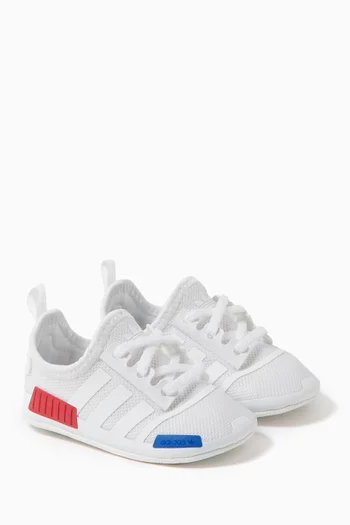 NMD Crib shoes in Canvas & Recycled Content
