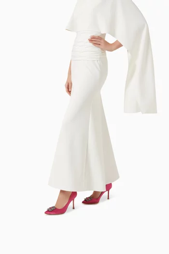 Hangisi 90 Buckle Pumps in Satin