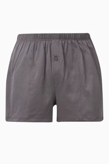 Sporty Boxers in Cotton Jersey