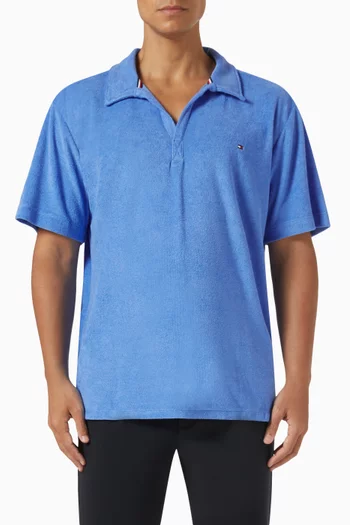 TH Polo Shirt in Cotton-blend Terry