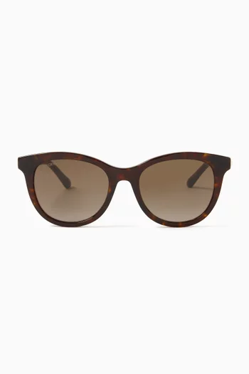 Annabeth Butterfly Sunglasses in Acetate
