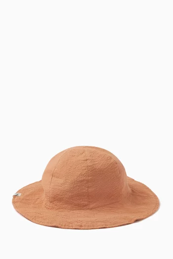 قبعة شمس أميليا بوجهين قطن