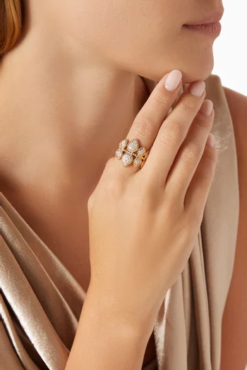 Serpent Bohème Diamond Ring in 18kt Gold