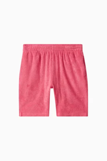 Towelling Shorts in Organic-cotton
