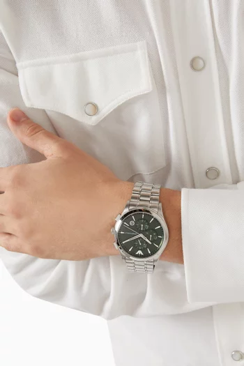 Paolo Chrono Stainless Steel Watch, 42mm
