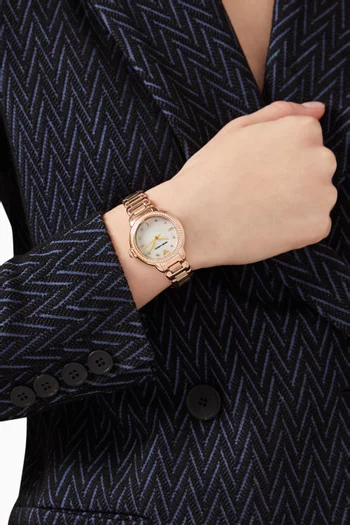 Mia Quartz Stainless Steel Watch, 32mm