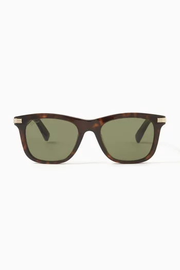 XL Square Sunglasses in Recycled Acetate