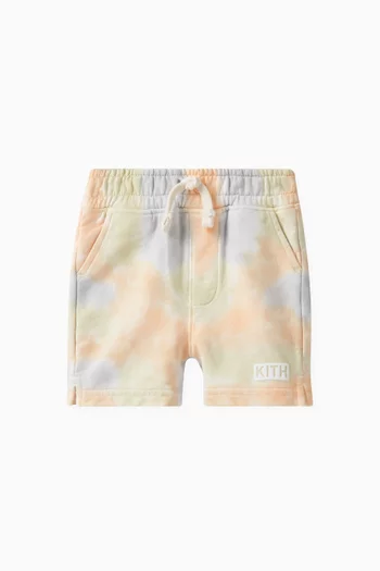 Baby Tie-dye Williams Shorts in French-terry