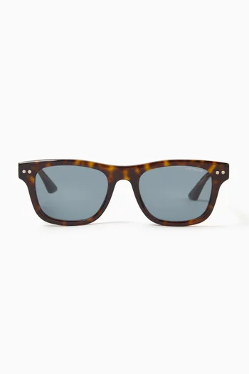D-frame Sunglasses in Recycled Acetate
