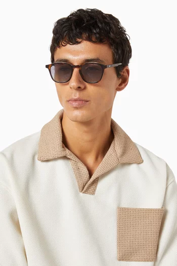 Marlon Square Sunglasses in Acetate