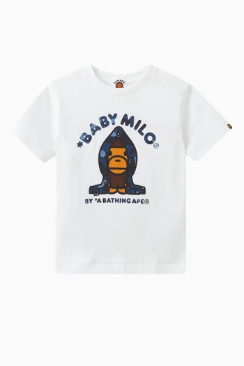 Colour Camo Milo T-shirt in Cotton-jersey