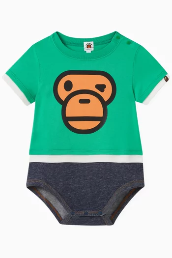 Baby Milo Logo-print Bodysuit in Cotton