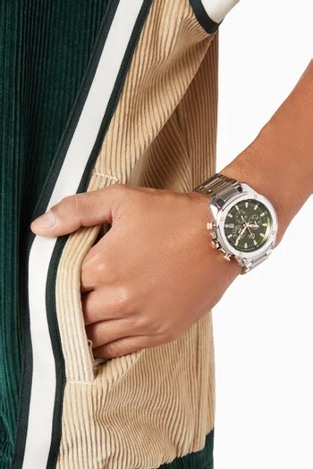 Brave Chrono Stainless Steel Watch, 45mm