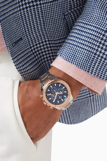 Brave Chrono Stainless Steel Watch, 45mm