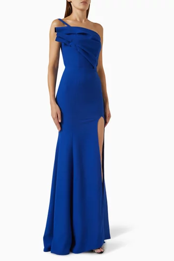 Strapless Structured Gown