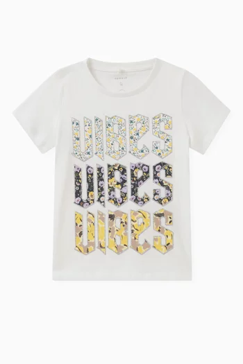 Graphic-print T-shirt in Cotton