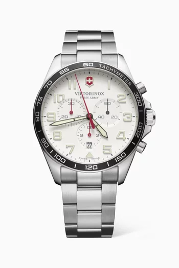 FieldForce Chronograph Stainless Steel, 42mm