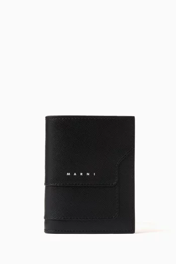 Bi-fold Wallet in Saffiano Leather
