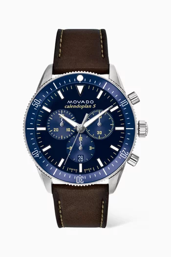 Movado Heritage Series Calendoplan S Chronograph Watch, 42mm